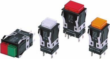 Lighted Pushbutton Switch (Square) CSM DS_E_7_ Pushbutton Switch Series with Square