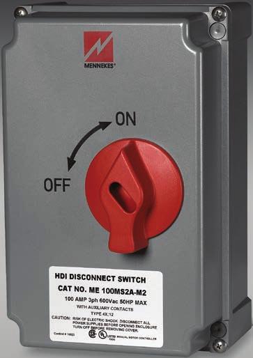 ESECTION Disconnect switches Industrial grade enclosed manual disconnects Single-phase & 3-phase 100A, 600V/AC max.