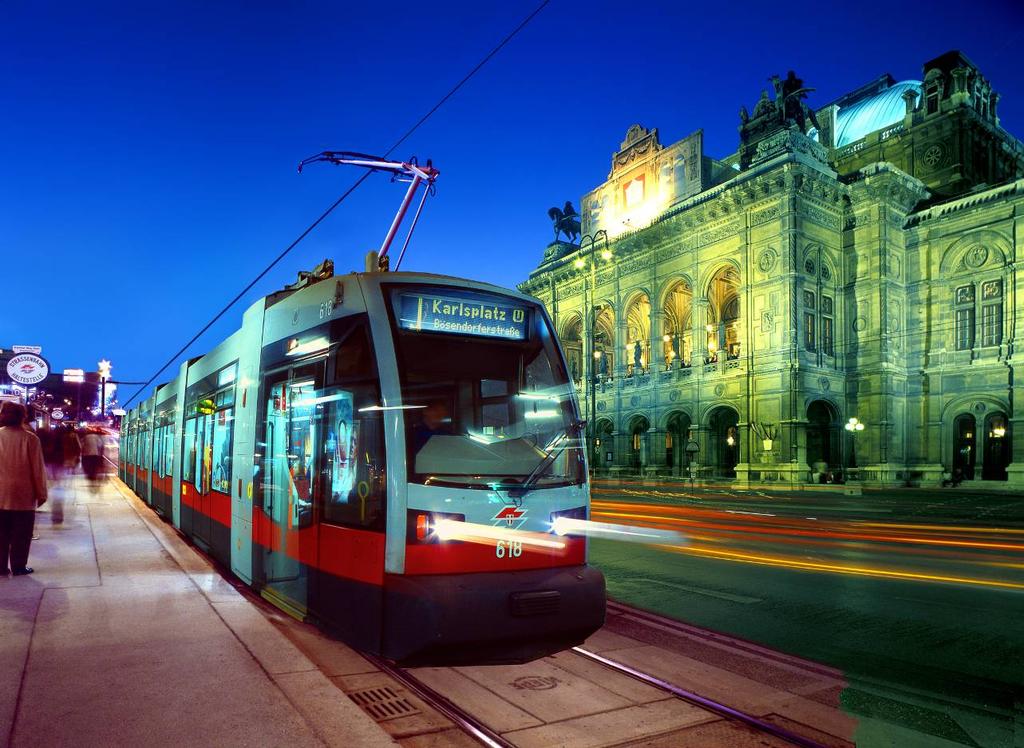 Vienna as a pioneering example of mobility and quality of life Bedarf für integrierten Stadtverkehr Hochgeschwindigkeitsanbindung Pendler- und Regionalverkehr