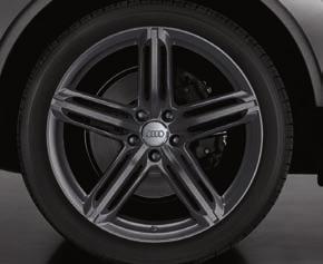 0T Premium, Premium Plus optional Q7 TDI Premium, Premium Plus standard 21" 5-segment-spoke design 295/35 summer performance tires 1 Q7 3.