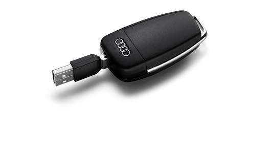 03 Audi USB memory key The exclusive storage device that emulates the look of an authentic Audi vehicle