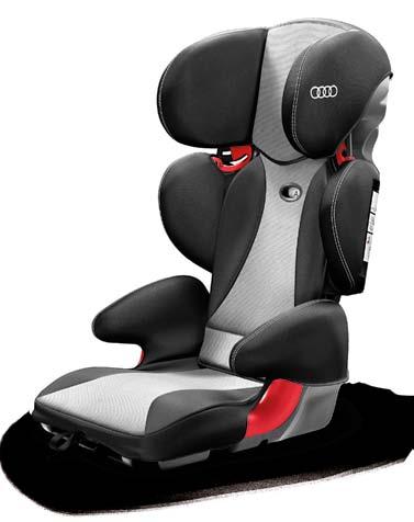 For example, the Audi child seats are not just completely tailored to the vehicle they also meet the highest standards in terms of their ergonomic properties.