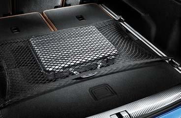 Available for the 5-seater model variant. 03 Luggage net Protects luggage against slipping.