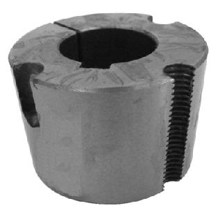 Taper ushes Taper bushes are designed to give the following:- 1. Easy assembly. 2. Rapid dismantling of the pulley and other transmission equipment. 3.