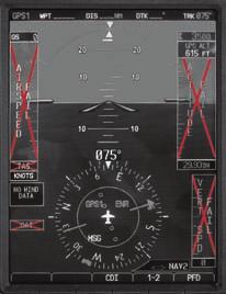 Electrical Failure Indication 1. The G500 and GPS systems will be inoperative / dark. 2. The STBY PWR button on the standby attitude indicator will begin blinking. Pilot Action 1.