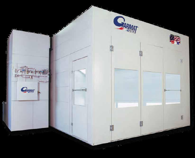 Offering a full line of paint spray booths and equipment with pricing, output capabilities and product designs to fit any size shop.