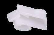 VCF43 WINDOW CLIP Moulding Clip, White for Hyundai OEM: