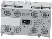 Auxillary Add on Contact Block for Mini Contactors and Mini-Relays AC15 230V A I th Thermal Current A NO NC