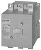 Contactors 3-pole Up to 315A AC3 Up to 500A AC1 DIN-rail mounting up to AC3 115A International Approvals Data according to IEC 947 / EN 60947 Ratings AC3 400V Motor 150A 175A 400-415V 75kW 90kW