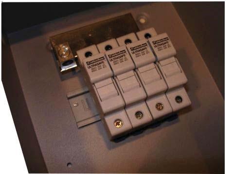 The use of din rail mount breakers makes for real flexibility. 18 trenching is reduced to 12 when a DC-GFP is on the PV end of the trench. 2008 NEC article 300- wiring methods 300.