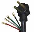 22 Range and Dryer SRDT Cords At Voltec we stock a full line of 3 wire SRDT cords manufactured with molded on right angle plugs. The 3 wire cords are required for homes built before 1996.
