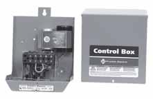 Standard & Deluxe Dimensions Standard Control Boxes HP KW Shipping Weight LBS KG Motor Carton Size (in inches) Enc. Size 1.5 1.1 7 3.2 8.125 x 6.25 x 11.25 A 2 1.5 7 3.2 8.125 x 6.25 x 11.25 A 3 2.