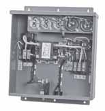 Submersible Motor Control Boxes Enclosure Extra Large Deluxe (D-XL) Boxes Knockouts: conduit, and two for 1.5" conduit.