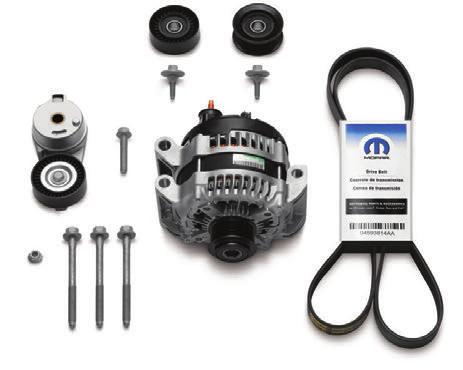 CRATE HEMI ENGINE ACCESSORIES Complete your Crate HEMI Engine Kit with these other simple solutions for modernizing your classic Mopar ride. FEAD BASICS KIT 6.
