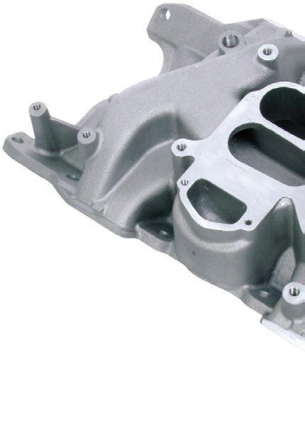 INTAKE MANIFOLDS, HARDWARE & GASKETS Make sure your engine breathes right with a Mopar intake manifold that accepts standard carburetors, in single- or dual-plane configurations.
