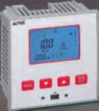 Alptec 3.2/5.2/8.2 and Alptec 8 automatic power factor controllers A Group brand ALPTEC3.2 ALPTEC8.2 ALPTEC8 Technical characteristics p. 59-62 Pack Cat.Nos Alptec3.2/5.2/8.2automaticpower factor controllers Control connection and disconnection of steps in order to maintain the target power factor.