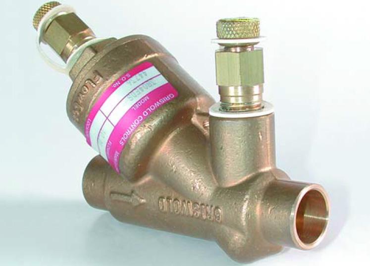 steel cartridge, and two pressure/temperature ports, designed to limit the flow GPM through the unit coil to ±5% of rated GPM. Desired GPM must be specified when ordering.