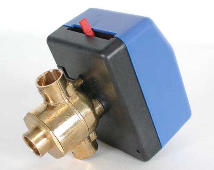 Control valves are piped normally closed to the coil as standard (in full bypass). Valve actuators can be line or low (24VAC) voltage. Nominal Size 1/2 3-Way Temperature Rating, F: Cv: 3.