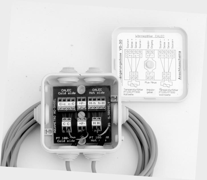 Connection box (VD-30), extension cable (10x0.