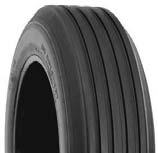 RIB IMPLEMENT TLI1 5 rib tread enables tire to grip hillsides. A versatile tire for many kinds of free-rolling applications. 11.