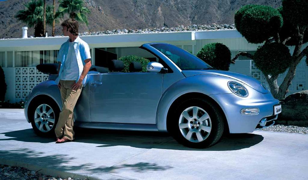 01 02 03 04 New Beetle Cabriolet. Open your heart.