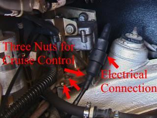 wire. After a connector is pulled loose, put the square wire back onto the connector. To remove the cruise control (CC), follow the BM. However, later 911s have a different CC.