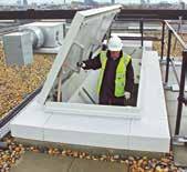 Bilco roof hatches provide safe and convenient access to roof areas by means of an interior ladder, ship stair or service stair.