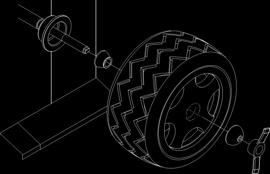 The method shown in figure 9 is preferable because it approximates to installing wheel on a real car. Figure 8 Figure 9 7.