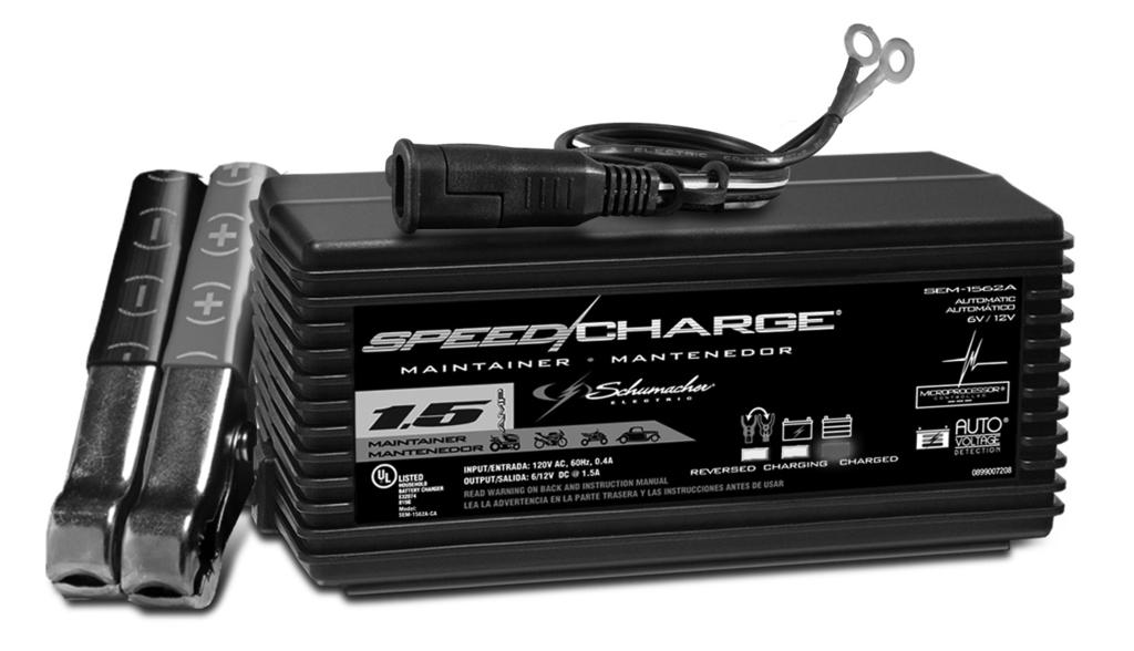 Model: SEM-1562A-CA Automatic Battery Charger OWNERS MANUAL Voltage: 6, 12 Amperage: 1.5 PLEASE SAVE THIS OWNERS MANUAL AND READ BEFORE EACH USE.