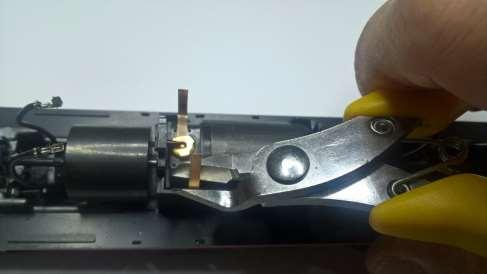 Short wires can be easily soldered to the cut ends of these and then soldered to the correct tabs on the WMR-10 unit. Figure 8 shows how to cut these.