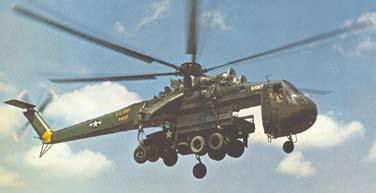 PAYLOAD-LBS S-64A (CH-54A) 38,000 16,000 ( 8 TON) S-64E 42,000 20,000 (10 TON) S-64F 47,000 25,000 (12 ½ TON) S-64A S-64E CH-54A The variations in the lift