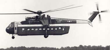 The CH-54 Skycrane was retired from military service, and replaced with the CH-47C