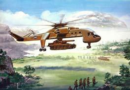 was incorporated into the CH-53E Super Stallion and Sea Dragon shown