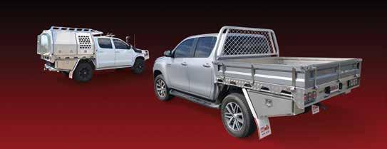 Our design philosophy is to offer a great looking, functional and strong tray or tray and canopy package for most common 4 x 4 vehicles on the market.