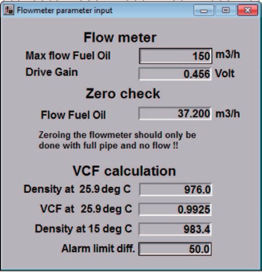The Coriolis principle mass flow meters ensure correct mass measurements, temperature and density.