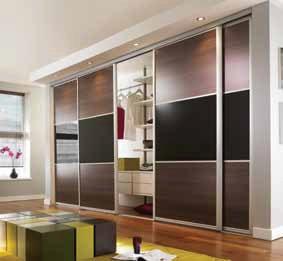 This contemporary door style complements any modern room, or office giving it that added luxurious