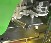 L25-150-6 L100, L108, L111, L118, L120, and L130 Lawn Tractors UNIQUE CLUTCH/BRAKE DESIGN No-tools oil drain valve on all L Series Lawn