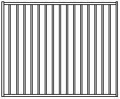 Fence Panels Trango Group List Flat Top (16 x 1.2 Tube 6005-T6 @ 90mm Centres) Part Number Die No.
