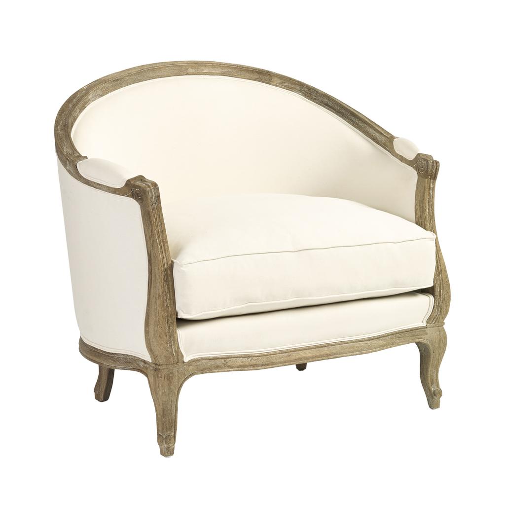 DIMENSIONS* SEE NOTE ABOUT THE SOFIA UPHOLSTERED COLLECTION SOFIA CHAIR (US269) 35 ¾" H 27½" H Arm 21" H