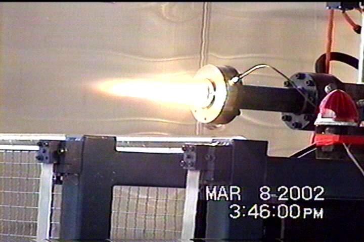 The test measurements were the thrust and pressure at upstream and downstream of sonic Venturi and at aft chamber.