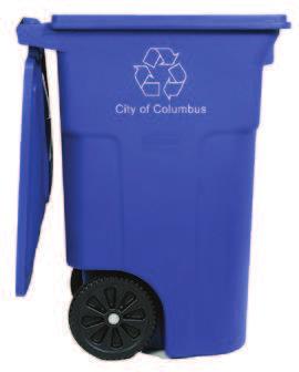 Recycling, Yard Waste and Trash Collection Tips x Recycling Collection What goes in the blue cart: Aluminum and steel cans Flattened cardboard and pizza boxes (free of food and