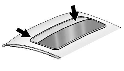 2-22 Keys, Doors, and Windows Anti-Pinch Feature If an object is in the path of the sunroof while it is closing, the anti-pinch feature will detect the object and stop the sunroof from closing at the