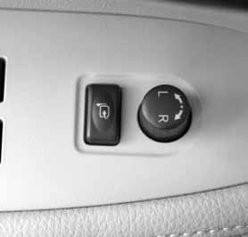 first drive features OUTSIDE MIRROR CONTROL SWITCH To select the right or left side mirror, turn the control switch 01 right or left.