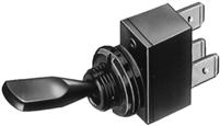 Switches Change-over switches Toggle switch. Black lever, made of flexible plastic.