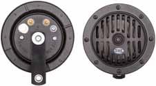Power consumption: 72W per horn, 2V, 30/380 Hz 3CA 004 8-00 Supertone horn with 6.3 mm blade terminal contacts.