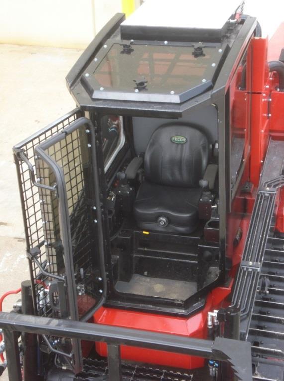 Cab Entry & Egress Cab Door is a corner style to