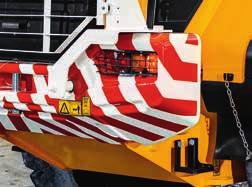 JCB Smoothride load suspension limits shock loadings, reducing material spillage.