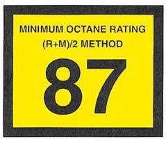 Since there is a difference between RON and MON, the two are averaged to assign an octane number to a gasoline.