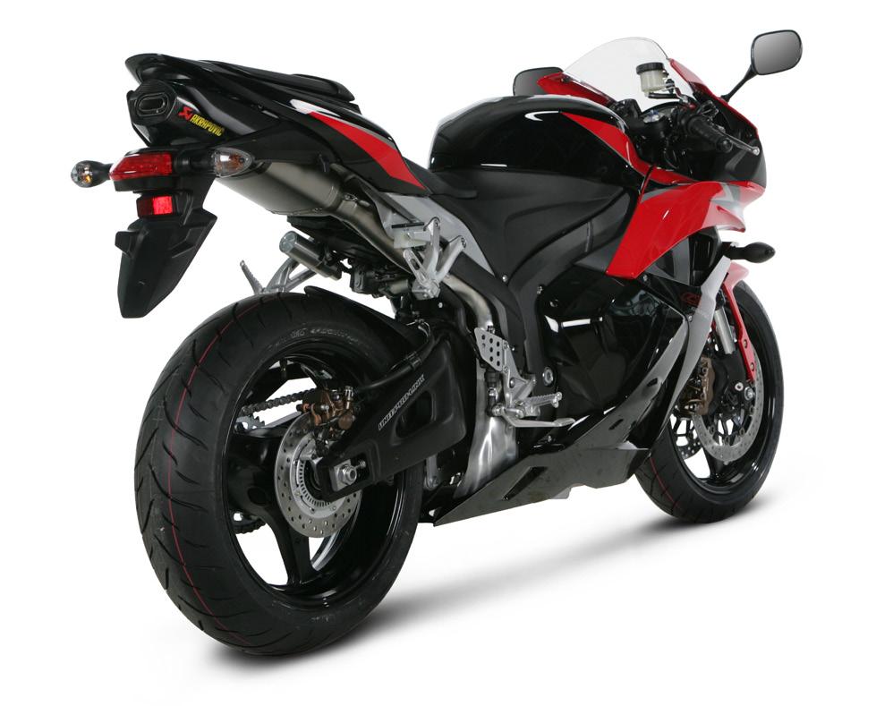 HONDA CBR 600 RACING & EVOLUTION EXHAUST SYSTEM DESCRIPTION Akrapovic Racing and Evolution systems are designed for riders who demand maximum performance from their motorcycle.