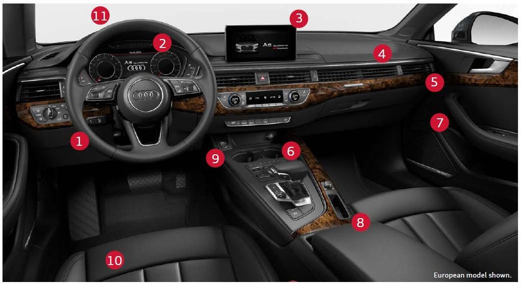 PRODUCT PROFILE Interior Walkaround Prestige Standard Features 4 See Owner s Manual for further details and important warnings about the keyless ignition feature.